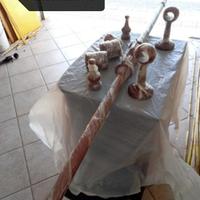 Bastone tenda in legno