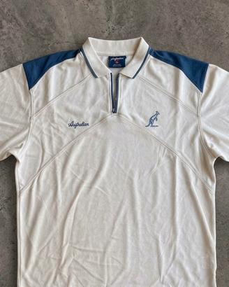 Polo Australian Vintage con Zip - taglia L