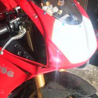 cupolino in vetroresina con plexiglass ducati 996