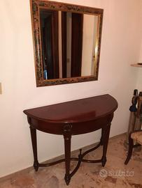 Ingresso completo in mogano