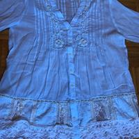 Camicia azzurra Antica sartoria Positano