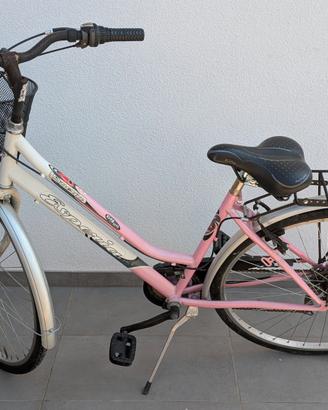 Bici da donna rosa city Esperia
