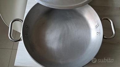 Padella in alluminio con coperchio 