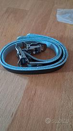 coppia fibbia nera per pedali a gabbietta