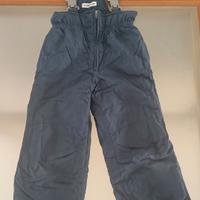 pantaloni con bretelle sci taglia 8 anni