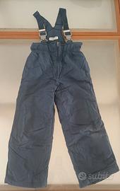 pantaloni con bretelle sci taglia 8 anni