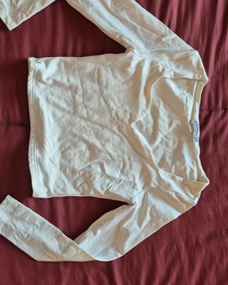 Maglietta elastica bianca