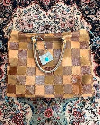 Borsa Gabs G3 Trasformabile Patchwork Pelle