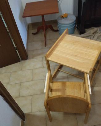 Tavolino e sedia
