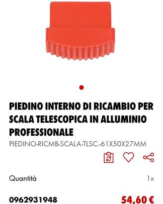 PIEDINO INTERNO SCALA WURTH