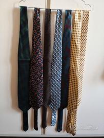 Cravatte 10 tutte made in Italy 100% seta tranne 2