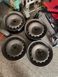 Cerchi ferro grande punto x15