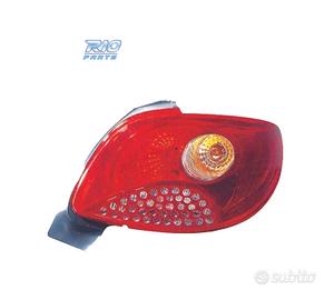 FANALE DESTRO PER PEUGEOT 206 PLUS 09- AMBRA ROSSO