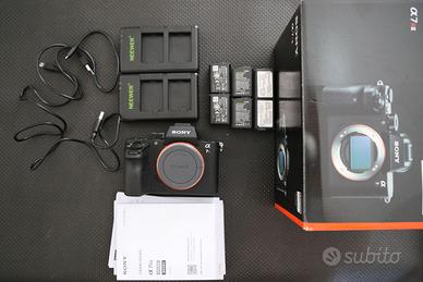 sony alpha 7r mark ii + 6 batterie