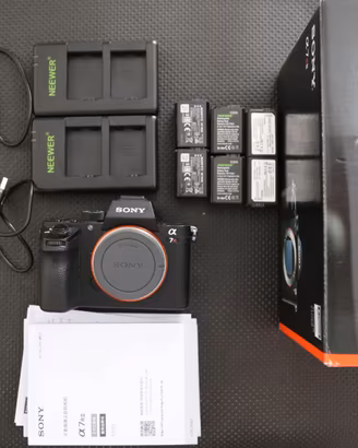 sony alpha 7r mark ii + 6 batterie