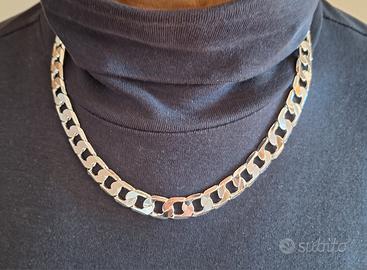 Catena Maglia Piana 12 mm. - 55 cm. 