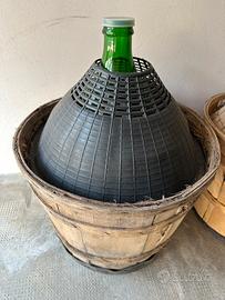 Set 2 damigiane per vino