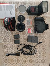 kit Canon 400d + flash