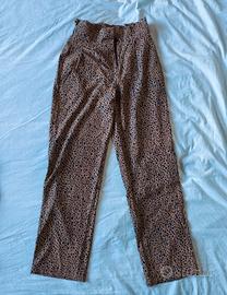 pantaloni donna gamba ampia taglia xs
