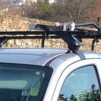 portapacchi con attacchi Mazda e due portabici 