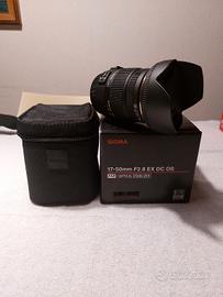obiettivo Sigma 17-50 f2.8 ex DC os Canon