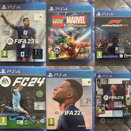 Giochi PS4 FIFA, FC24, F1, Lego