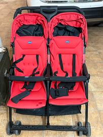 Passeggino holalà chicco gemellare rosso