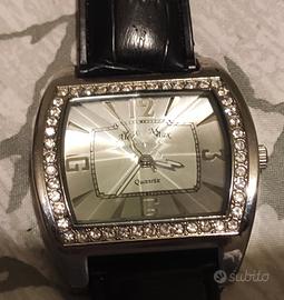 Orologio donna quarzo Alex Max cinturino nero