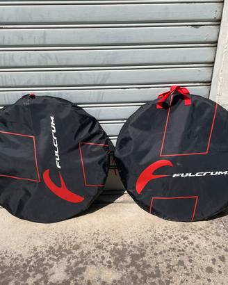 Coppia ruote fulcrum racing 4 DB 19 Disc Celeste