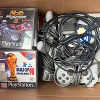 Sony PlayStation 1 con giochi