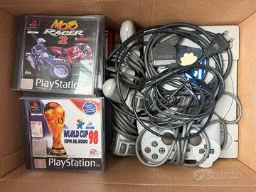 Sony PlayStation 1 con giochi