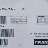 Lavello domestico in acciaio marca Franke