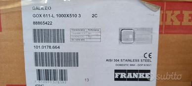 Lavello domestico in acciaio marca Franke