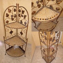 angoliera in ferro battuto 