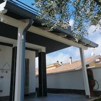 Tettoie legno lamellare di abete 