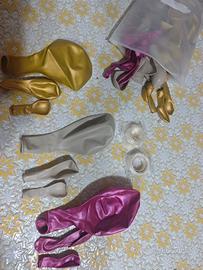kit 103 palloncini metallizzati per arco 