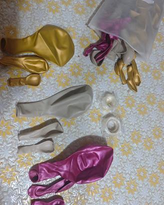 kit 103 palloncini metallizzati per arco 