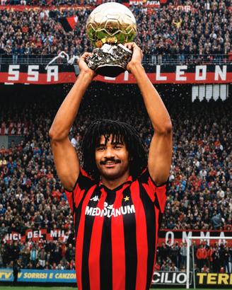 Fotografia Milan Gullit pallone d'oro 1987