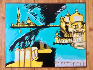 Serigrafia Remo Brindisi vintage