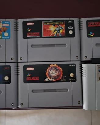 Giochi in cartuccia per Nintendo SNES Super NES