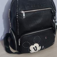 DESIGUAL ZAINO MICKEY MOUSE NERO TAGLIA UNICA