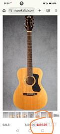 Chitarra acustica Guild F130