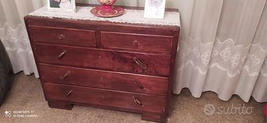 COMO' IN LEGNO MASSELLO VINTAGE ARTE POVERA