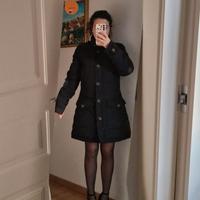 piumino giaccone nero pesante Refrigue