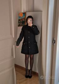 piumino giaccone nero pesante Refrigue