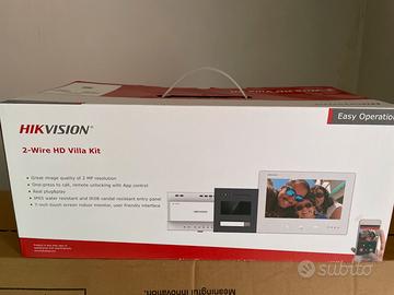 Kit villa videocitofono monofamiliare 2 fili smart