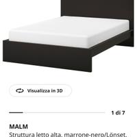 letto 1 piazza e mezza e comodino
