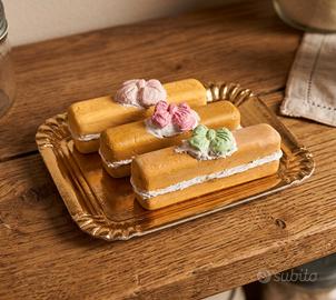 tre tris dolcetti finti decorati