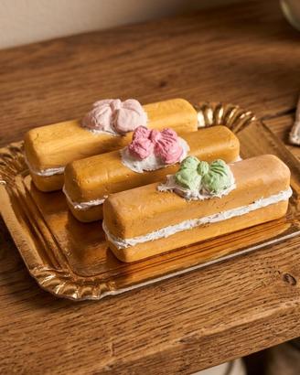 tre tris dolcetti finti decorati
