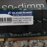 Modulo ram 2g ddr2 800 silicon power 30,00